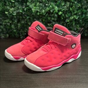 Nike Girls Jordan Jumpman Team 2 AQ2795-600 Pink Basketball Shoes Sneakers